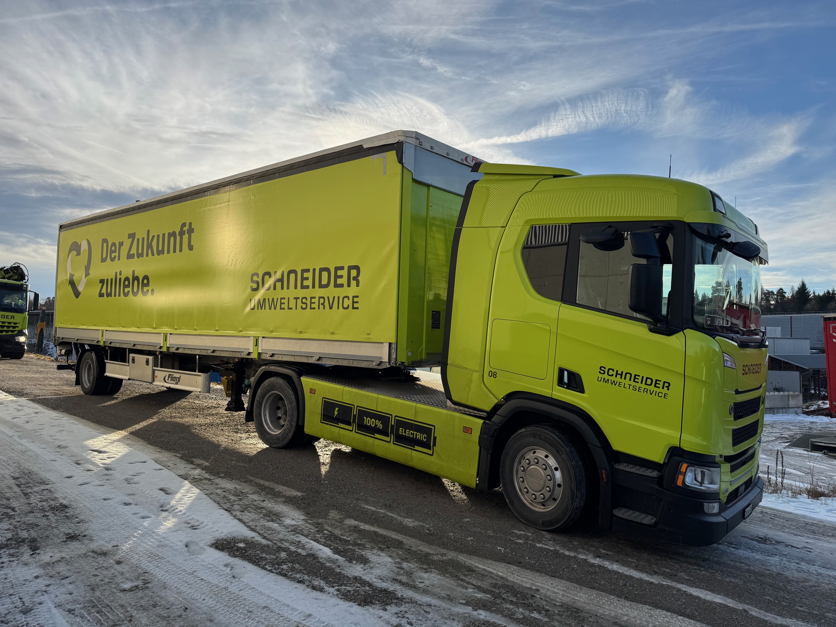 Elektrische Lkw unterst&uuml;tzen das Engagement f&uuml;r zukunftsf&auml;hige und emissionsarme Entsorgungs- und Recyclingdienstleistungen.